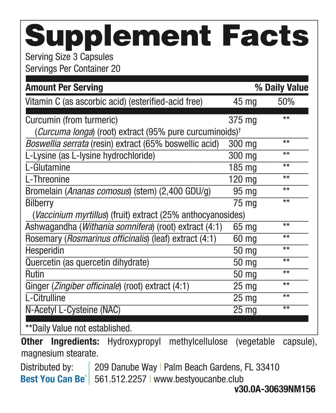 Best You Can Be™ Muscle/Joint/Tissue Support (Pack of 2)