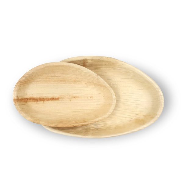 Palm Leaf Oval Plate Set